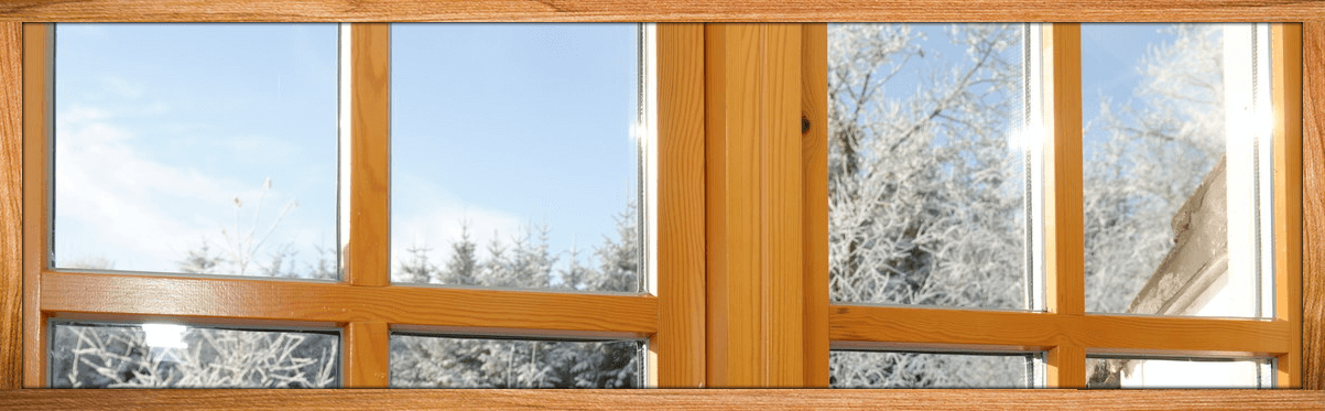 деревянные окна со стеклом